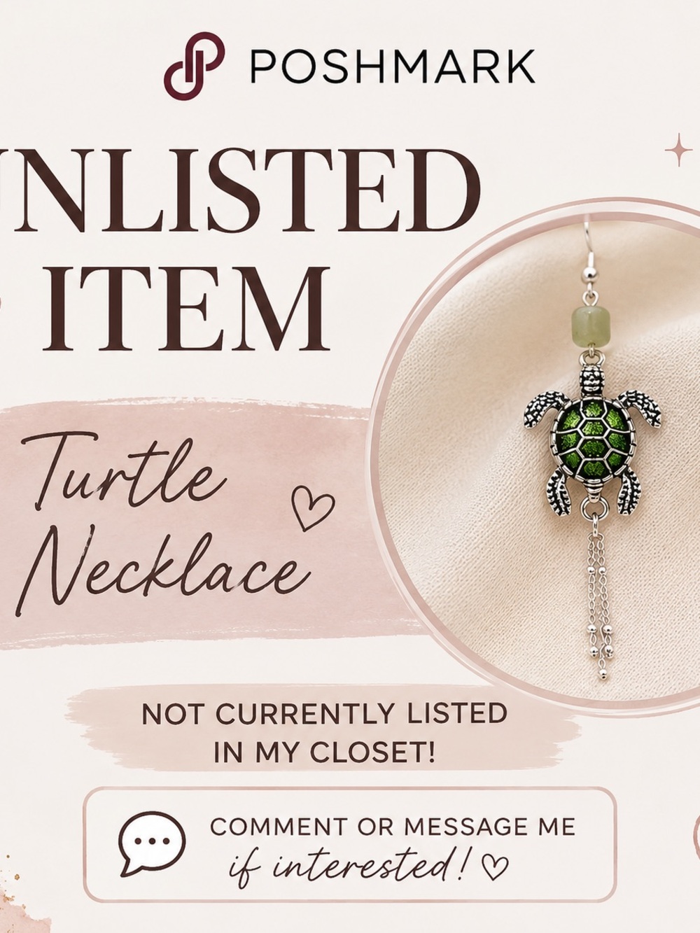 Turtle necklace bundle do not buy